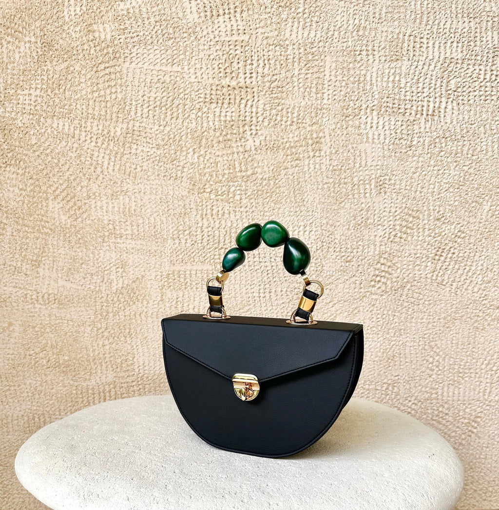 Black Prie Cactus Line with Green Tagua Handle