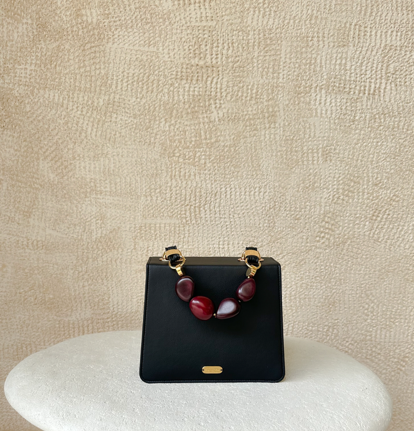 Black Lemer Cactus Line with Wine Tagua Handle
