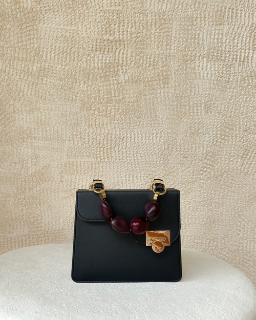 Black Lemer Cactus Line with Wine Tagua Handle