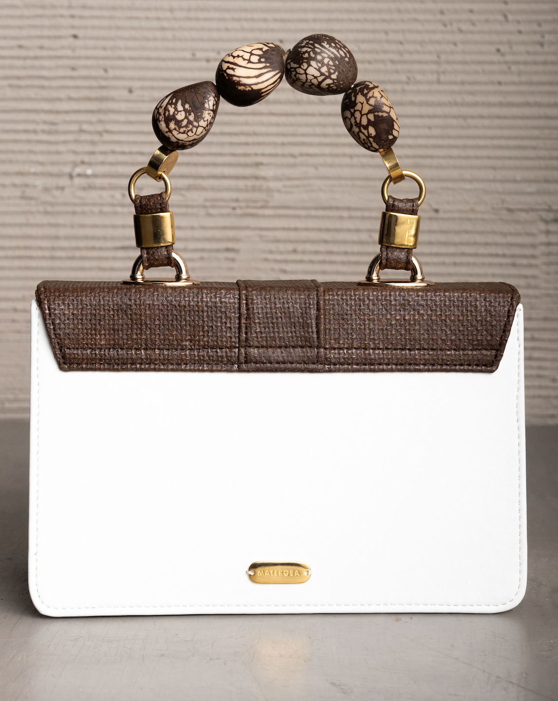 NOPCAF PURSE WITH TAGUA SEEDS HANDLE