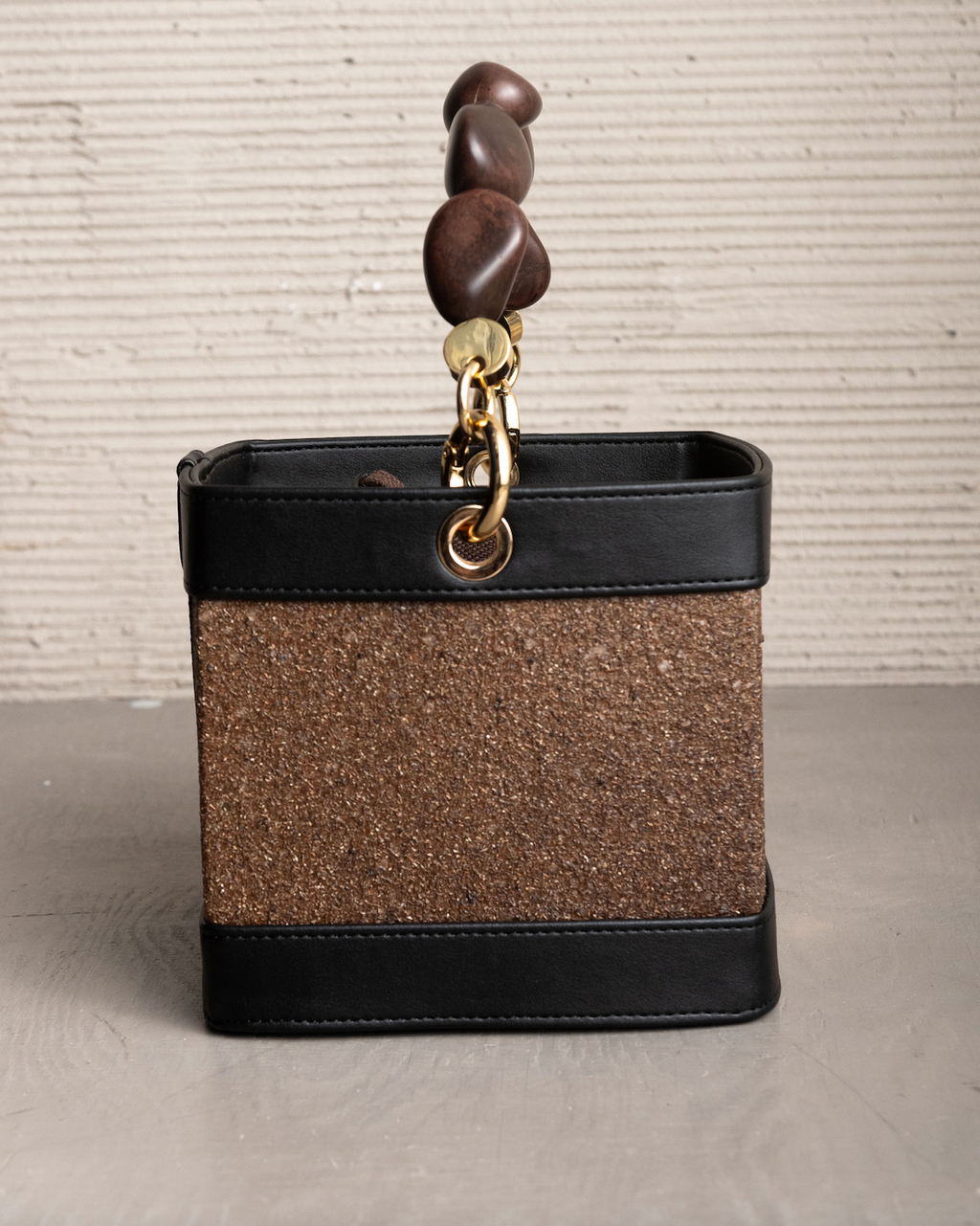 SELVIA PURSE WITH TAGUA SEEDS HANDLE