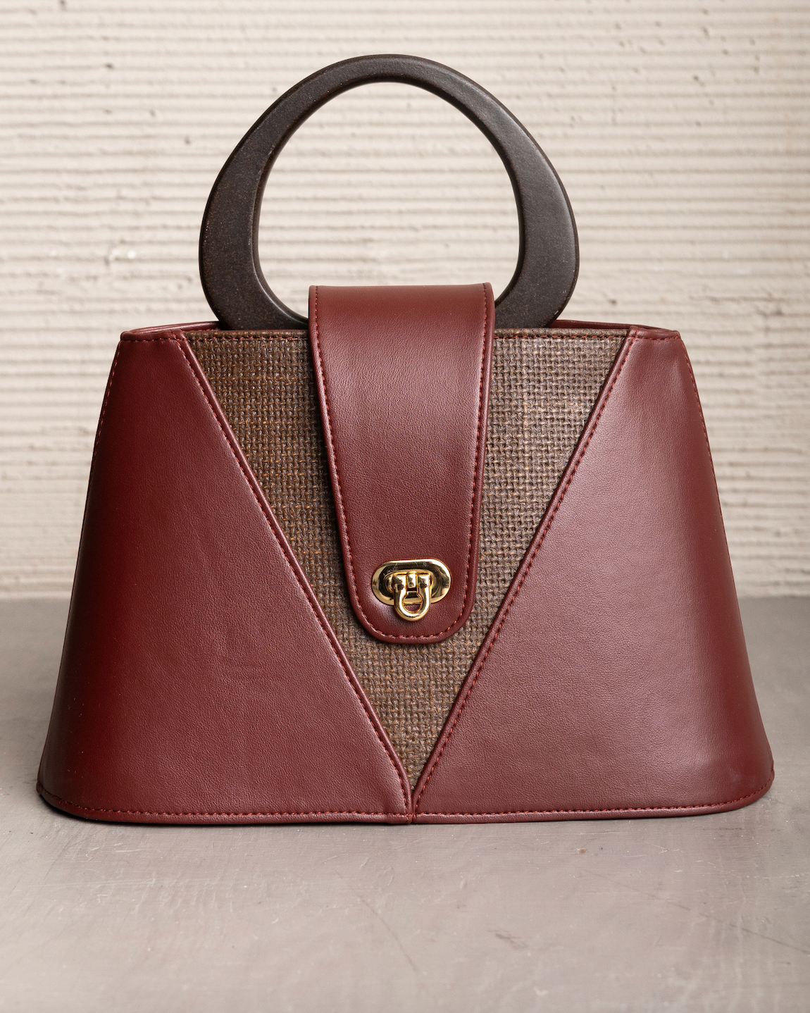 SENDA PURSE COFFEE GRAINS WASTE HANDLE