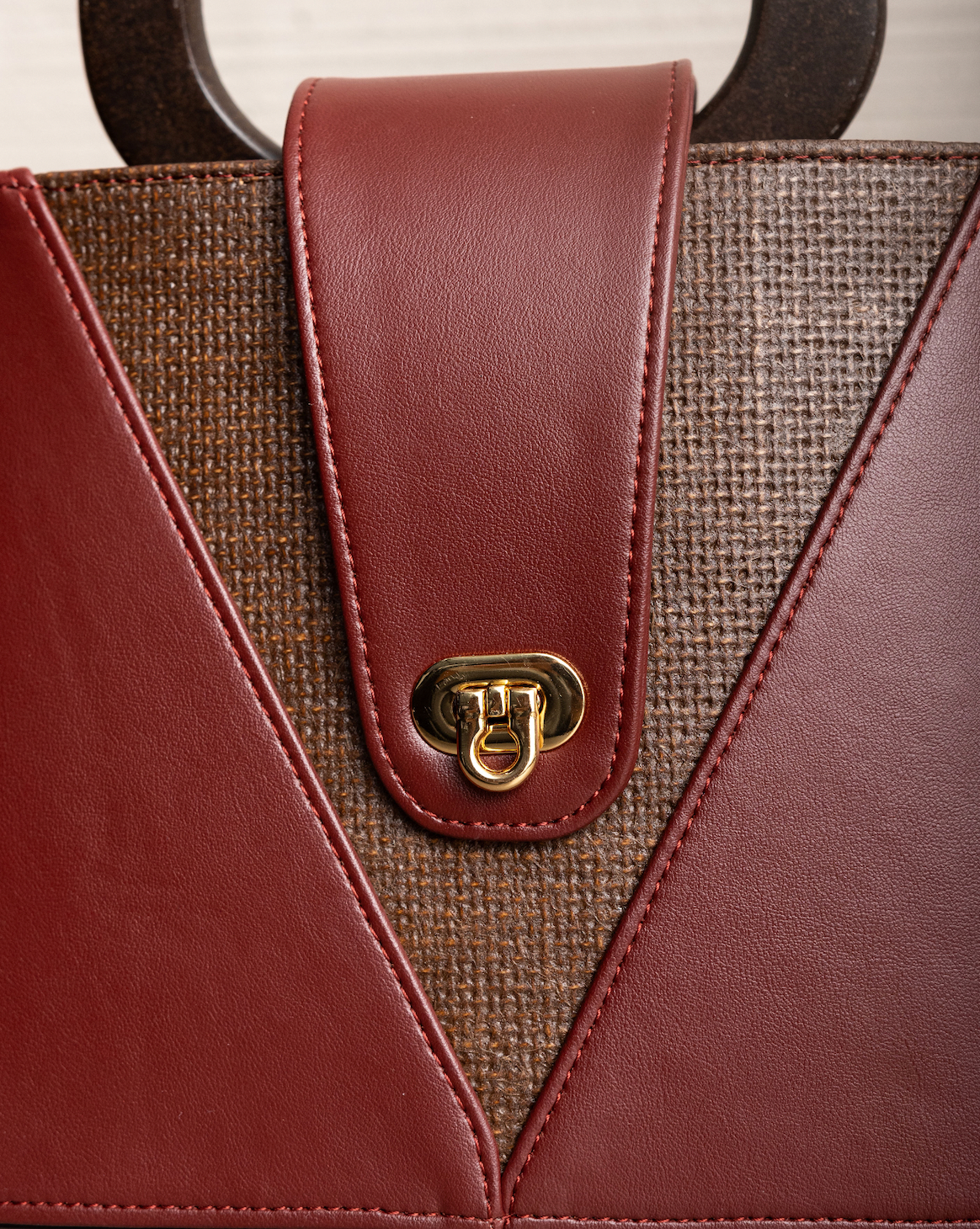 SENDA PURSE COFFEE GRAINS WASTE HANDLE