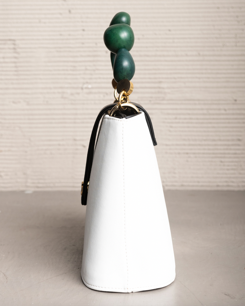 SENDA PURSE WITH TAGUA SEEDS HANDLE