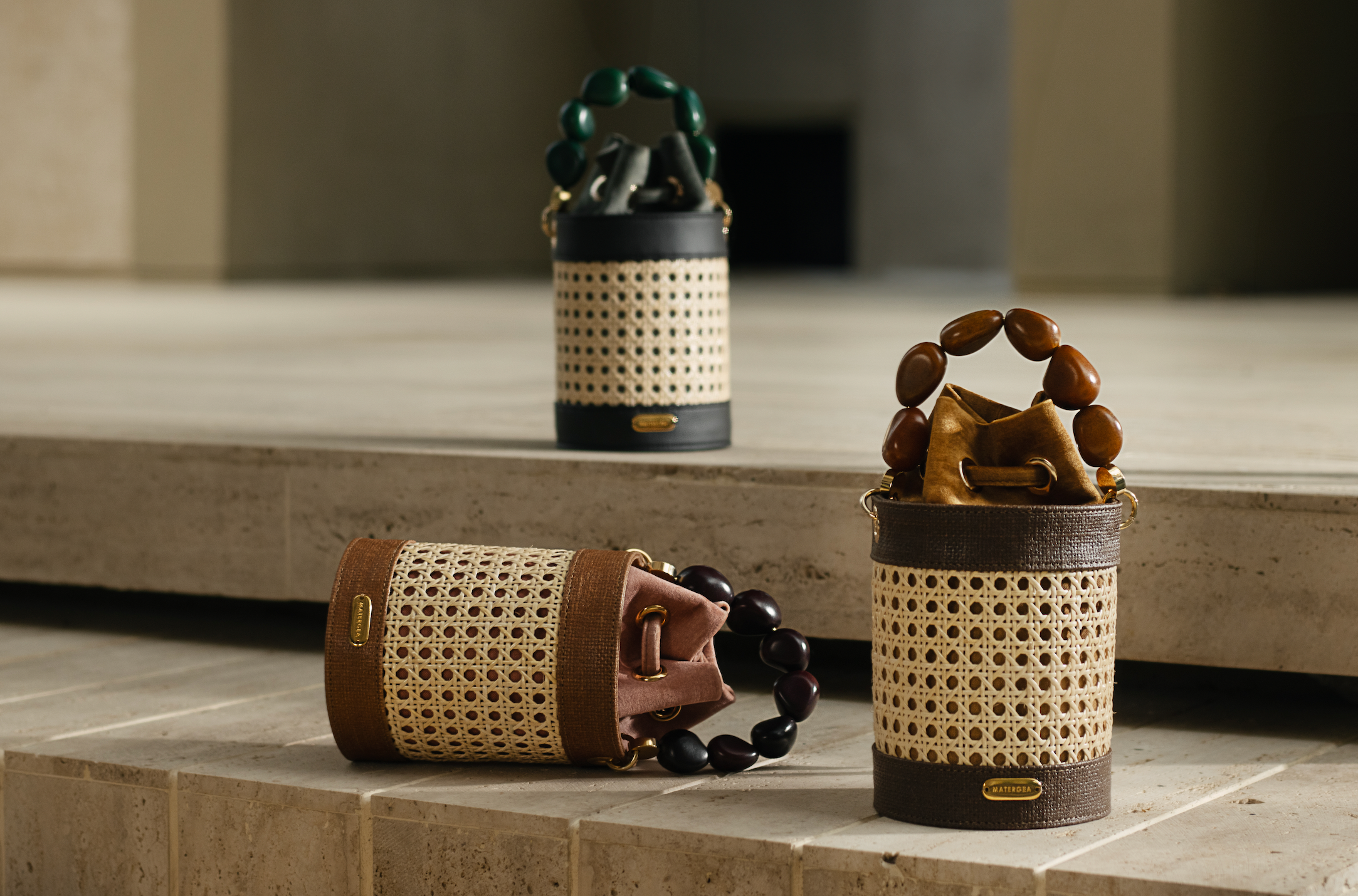 Minco Fique & Avocado Waste Line with Wine Tagua Handle