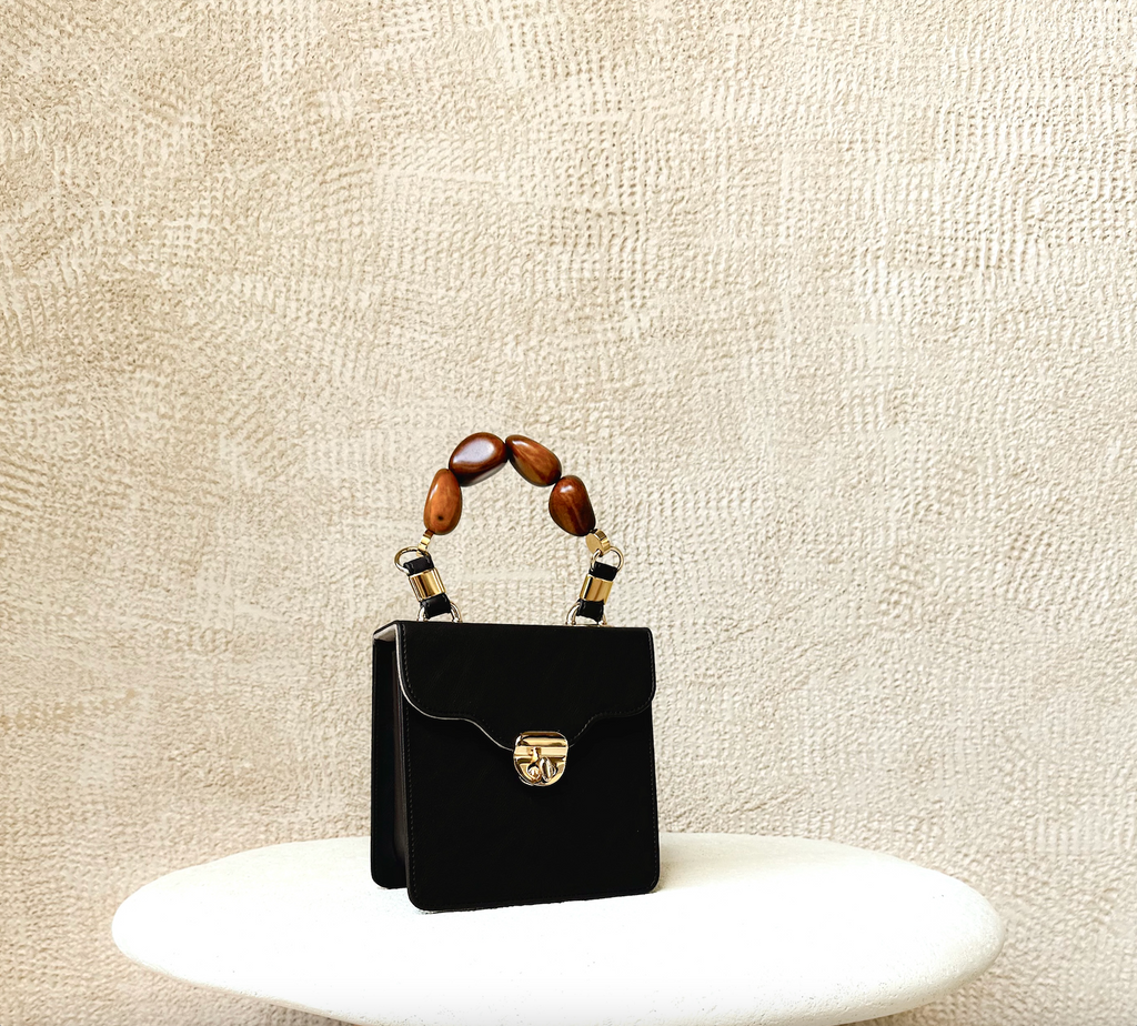Black Vitta Petals Cactus Line with Mustard Tagua Handle