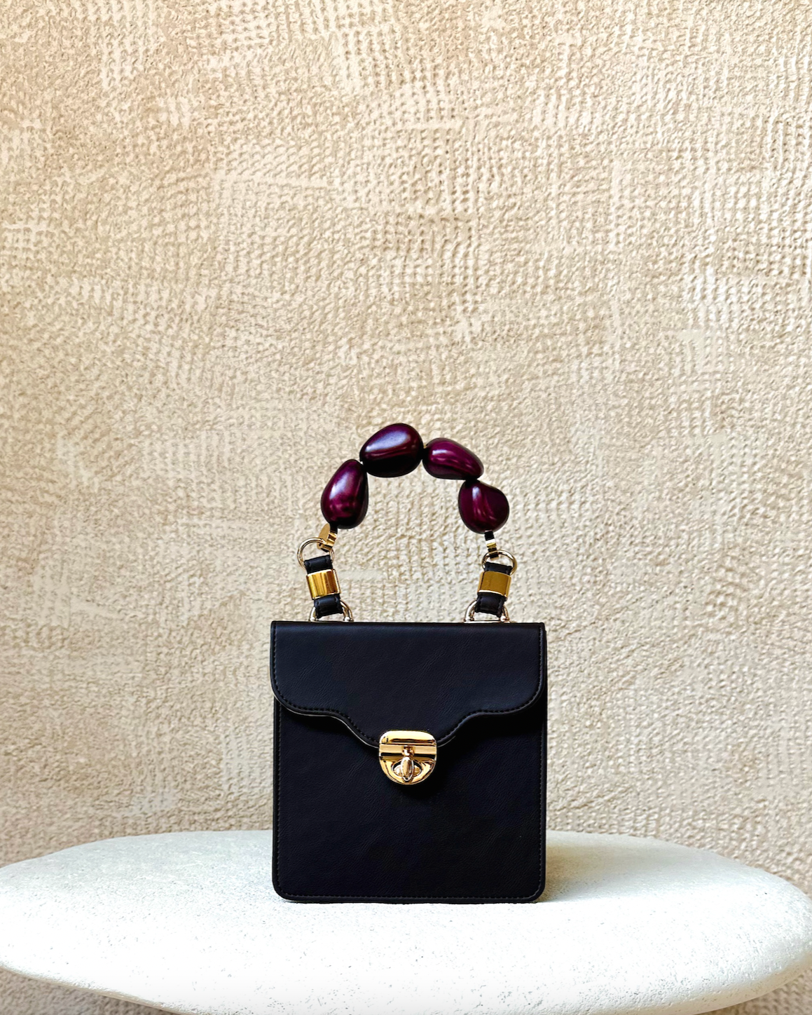 Black Vitta Petals Cactus Line with Wine Tagua Handle
